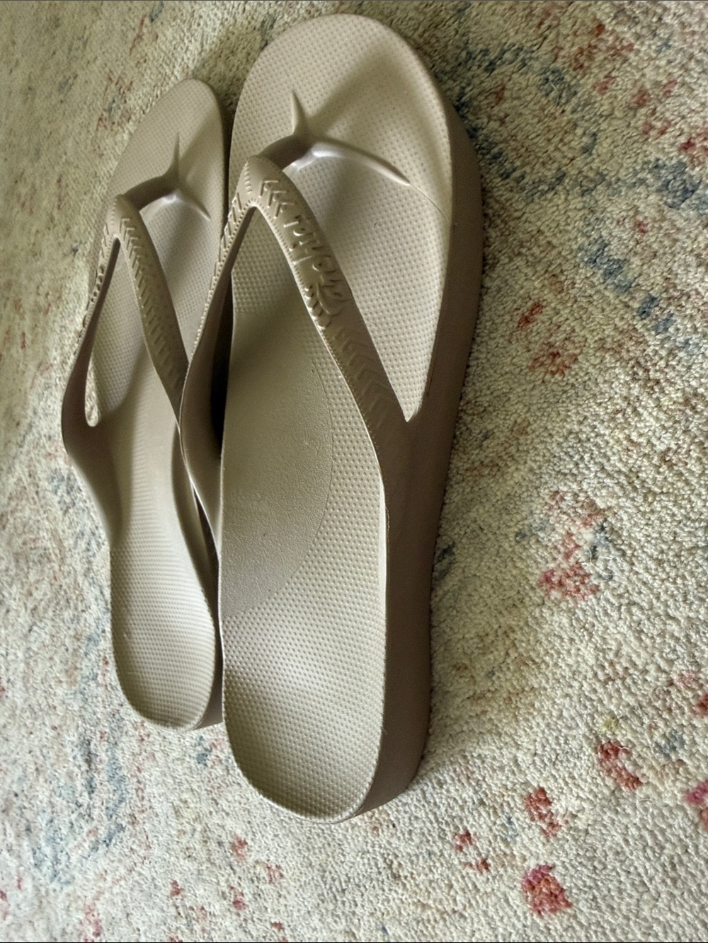 Archies Taupe Arch Support Flip Flops women’s 13 - Picture 4 of 8